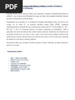 Caso Clinico Balance Hidrico