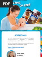 Receitas Cardápio Do Bebê Atualizado