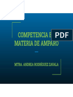 Competencia en Materia de Amparo