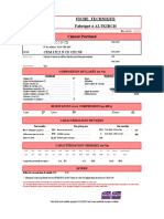 Fiche Technique Fabriqué À ALTKIRCH Ciment Portland: Cem I 52,5 N Ce Cem I 52,5 N Ce Cp2 NF