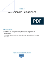 (EVO Clase 06) Evolución de Poblaciones