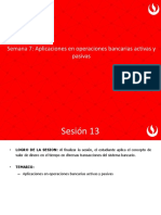 Presentacion Semana 07 Aplicaciones en Operaciones Bancarias Activas y Pasivas (ALUMNOS)