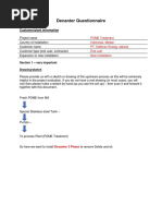 Decanter Questionnaire (Example)