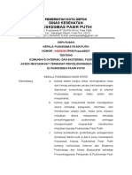 1.1.2 SK Komunikasi Internal Puskesmas, Lintas Sektor, Dan Masyarakat