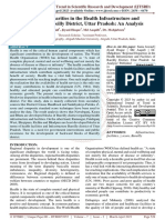 Regional Disparities in The Health Infrastructure and Facilities of Bareilly District, Uttar Pradesh An Analysis