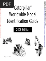 Caterpillar Worldwide Model Identification Guide