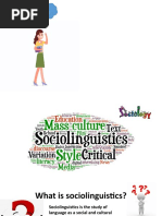 Socio Linguistics