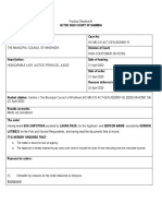 Urgent Applicaton Case - Semba V The Municipal Council of Windhoek (HC-MD-CIV-ACT-GEN-2020-00115) (2020) NAHCMD 136 (21 April 2020)