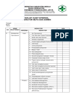 Ceklist Audit Mutu Admen