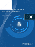 Security Features of LTE M and NB IoT Networks