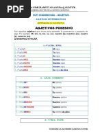 Sesión 06 - Adjetivos Determinativos