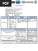 SESIÓN DE APRENDIZAJE AyC 3° 