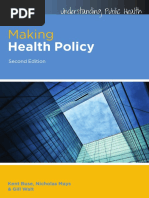 Making Health Policy (2nd Ed) - Kent Buse, Nicholas Mays, Gill Walt