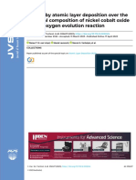 Control by Atomic Layer Deposition Over The Chemic