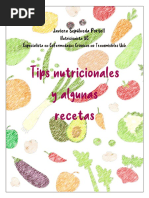 Tips Nutricionales y Algunas Recetas