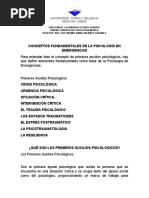 Psicología en Emergencias