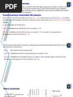 Transformaciones Matrices