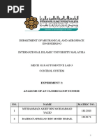 Group - 2 - Auto Lab 3 - Exp 2 - Analysis of An Closed-Loop System