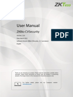 ZKBioCVSecurity User Manual