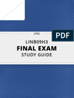 Linb09 Final Notes