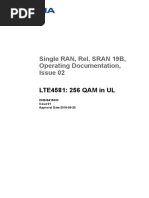 Lte4581 - 256 QAM in UL