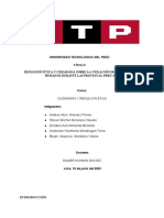 Reflexión Ética y Ciudadana Sobre La Violación de Los Derechos Humanos Durante Las Protestas, Perú-2023