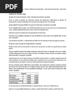 DAUPHINE 212 Trésorerie Internationales 2017 EXAMEN Corrigé