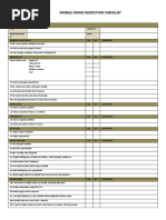 Crane Inspection