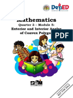 Math 7 Module 5 Exterior and Interior Angles of Convex Polygon Removed