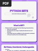 Python Sets