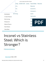 Inconel Vs Stainless Steel - Which Is Stronger