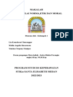 Makalah Etika Keperawatan Kelompok 1