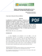 Análise de Séries Temporais de Precipitação Na Bacia Hidrográfica Do Rio Buranhém-Bahia