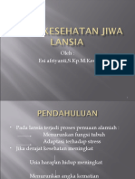 Askep Kesehatan Jiwa Lansia (Materi Kuliah)