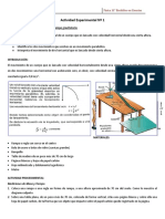 Laboratorio de Física Movimiento Parabolico2023