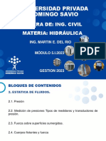 Tema 2. Estatica de Fluidos PDF