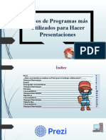 Tipos de Programas Más Utilizados para Hacer Presentaciones