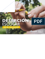 Deserción Escolar El Salvador