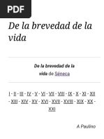 De La Brevedad de La Vida