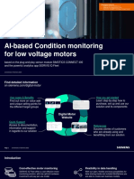 AI-based Condition Monitoring For Low Voltage Motors