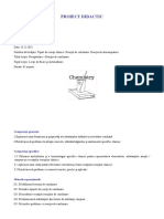 PROIECT DIDACTIC - Recapitulare - Reacția de Combinare