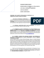 Contestación Demanda Alimentos