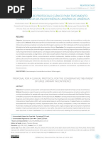 Proposta de Protocolo Clínico para Tratamento Conservador Da Incontinência Urinária de Urgência