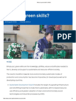 What Are Green Skills - UNIDO