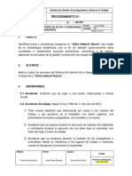 4 - Procedimiento Reporte de Actos y Condiciones Inseguras