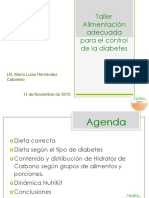 Taller Alimentación Adecuada para El Control de La Diabetes