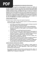 Contrato Administrativo de Servicios N