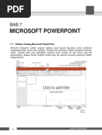 Dasar Microsoft Powerpoint