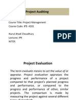 Project Audit