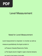 Liquid Level Measurement